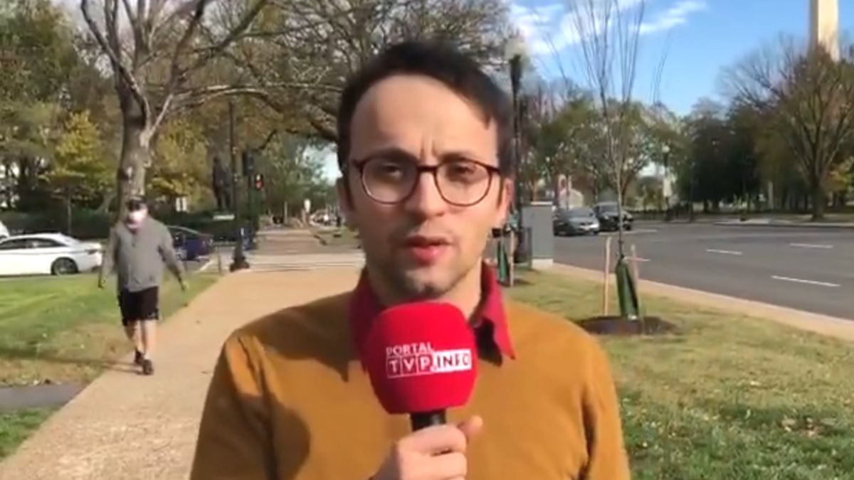 Samuel Pereira poleciał z kamerą do Waszyngtonu. Zaliczał wpadkę za wpadką