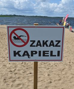 Czerwone flagi nad kąpieliskami. Wprowadzono zakaz kąpieli