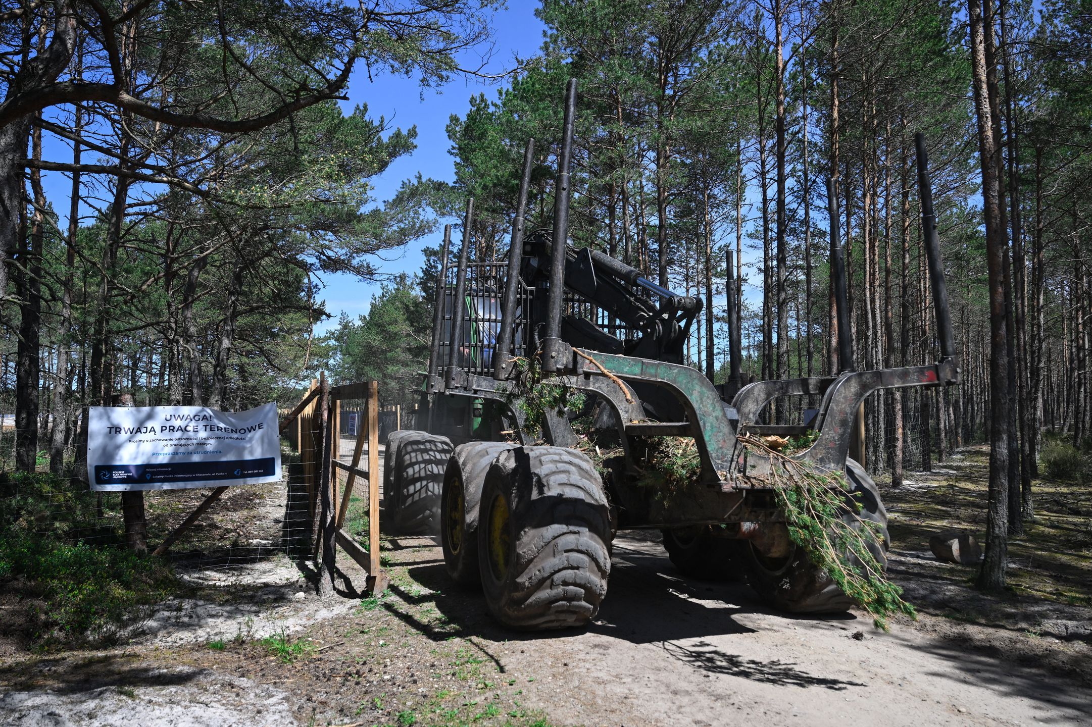 Prace terenowe pod budowę elektrowni jądrowej w gm. Choczewo
