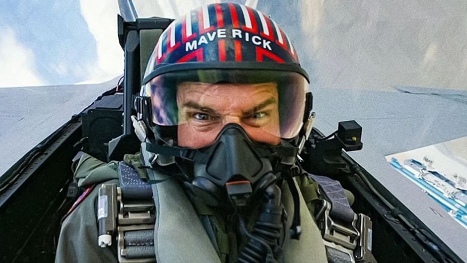 Tom Cruise w filmie "Top Gun: Maverick" 