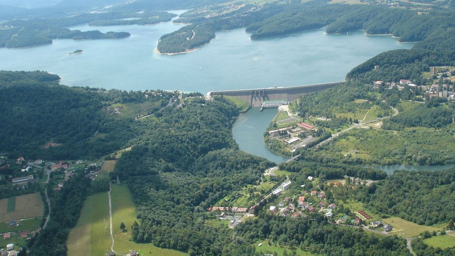 Zalew Solina w Bieszczadach