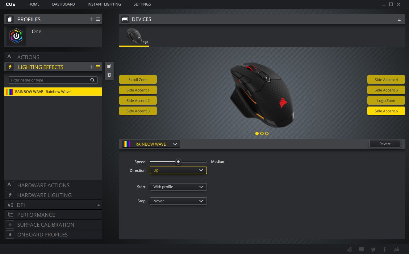 Corsair Dark Core RGB Pro SE. Test bezprzewodowej myszy z ładowaniem indukcyjnym 9