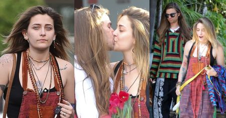 Przebrana za plemienną szamankę Paris Jackson obściskuje się na zakupach z chłopakiem