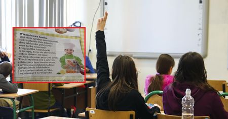 Kolejny absurd z podręcznika. "Czy ktoś w ogóle czyta te podręczniki przed puszczaniem do druku?"