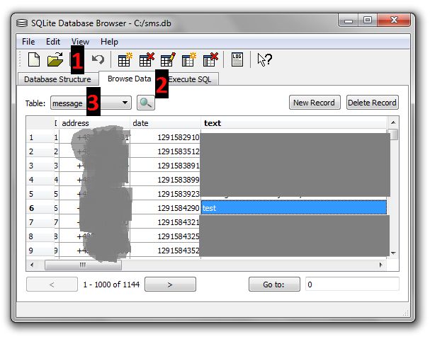 Bezprzewodowe wydobywanie i odczytywanie bazy SMS-ów z iPhone'a - poradnik 4