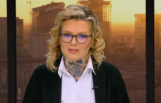 Karolina Opolska i Małgorzata Walczak w TVP Info
