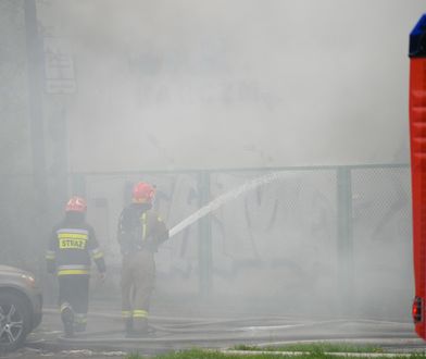 Piorun uderzył w przedszkole w Warszawie. Wybuchł pożar