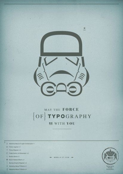 Co się stanie, gdy damy Star Wars typografowi? 2