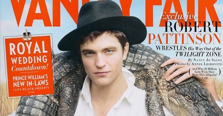 Pattinson z aligatorem na szyi! (FOTO)