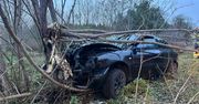 Nadolnik: Niebezpieczne wyprzedzanie. Auto uderzyło w drzewo