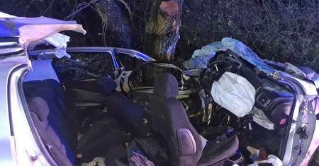 O włos od tragedii na drodze. Skasowane auto. Mamy foto