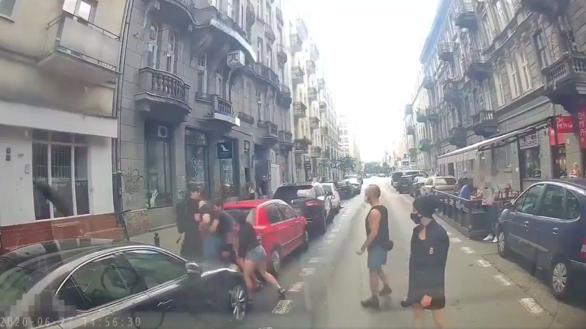 Szarpanina w Warszawie