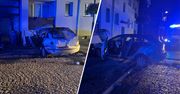 Auto wbiło się w blok mieszkalny. Kierował kompletnie pijany 19-latek