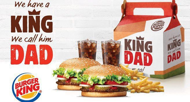 Burger King ze specjalną ofertą na Dzień Ojca