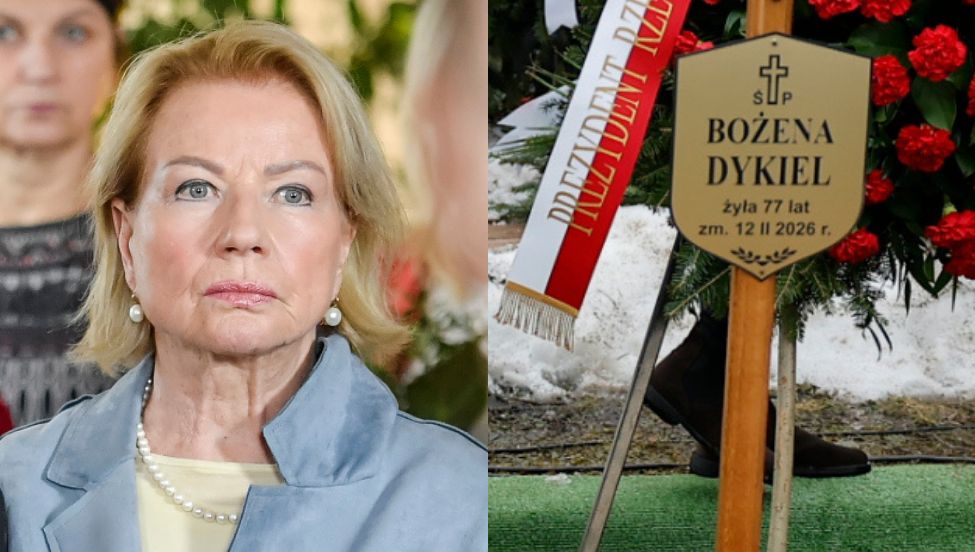 Morze kwiatów i dedykacji. Tak wygląda grób Bożeny Dykiel po pogrzebie