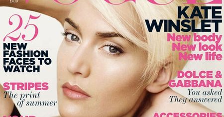 Kate Winslet w platynowym blondzie!
