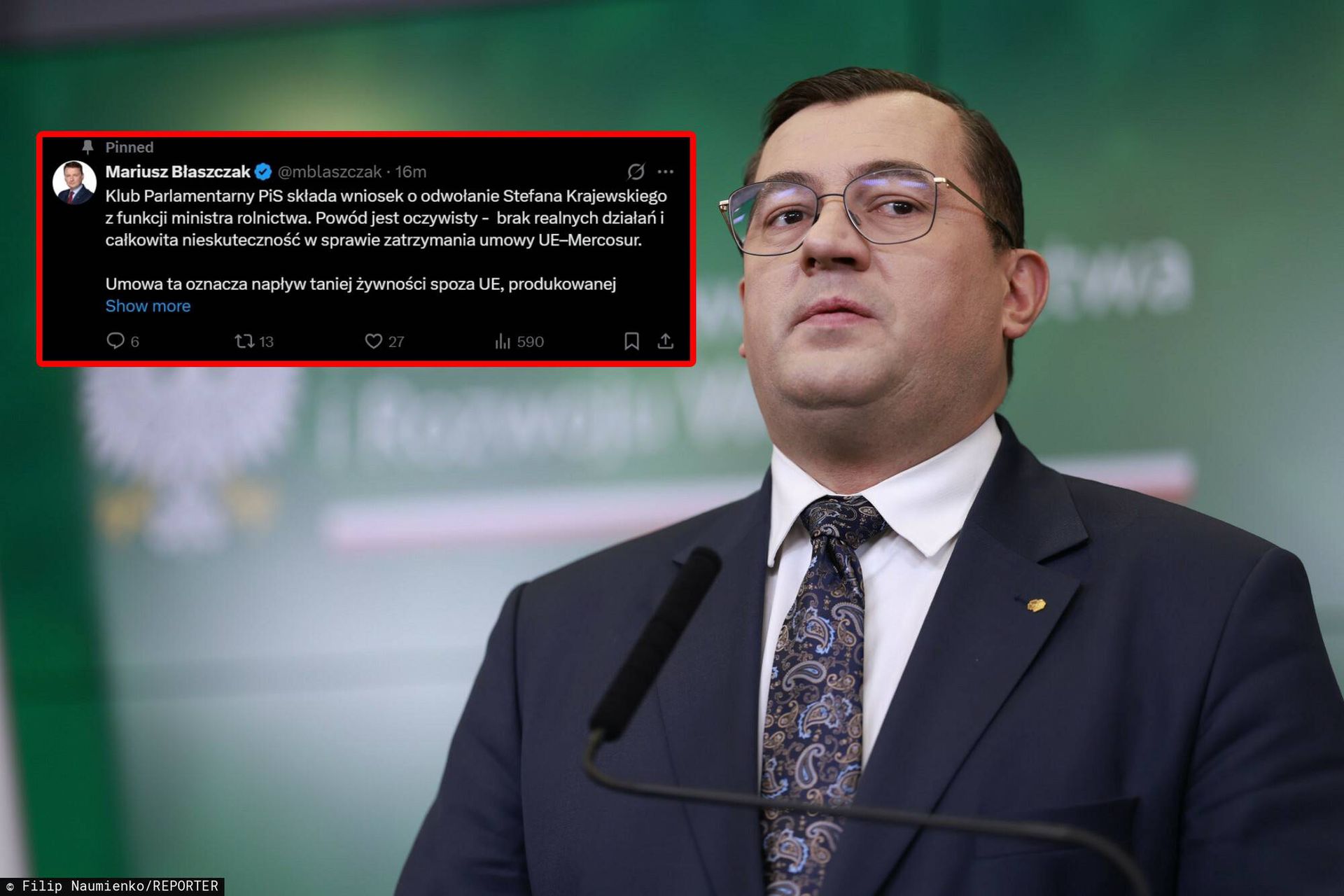 wiadomości,aktualności,WP Wiadomości PiS chce wyrzucenia ministra. 