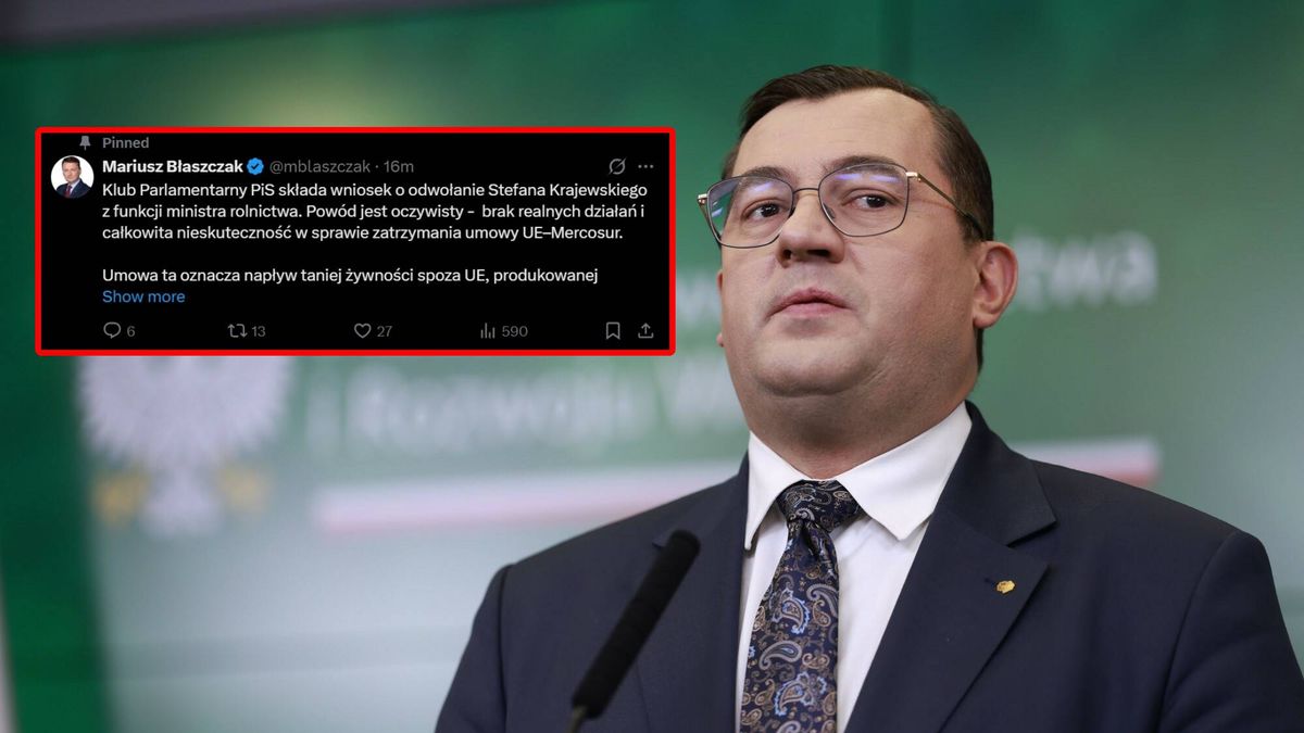 Stefan Krajewski / wpis Mariusza Błaszczaka