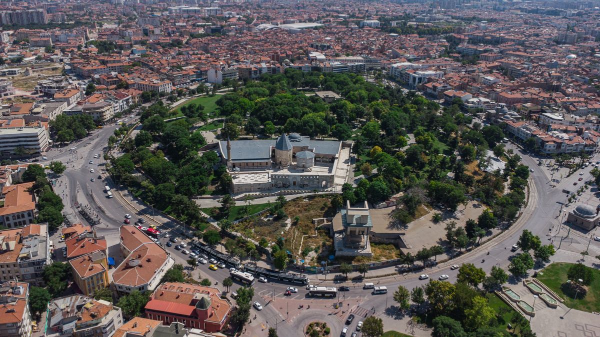 Aladdin Hill Park w tureckim mieście Konya Fot. Adobe Stock