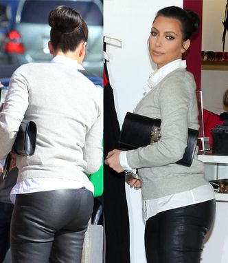 Pupa Kardashian w skórzanych spodniach (FOTO)