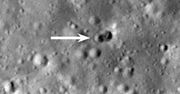 Zauważyli krater na Księżycu. Jest "dziełem" ludzi