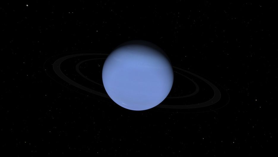 Widok Neptuna w narzędziu NASA