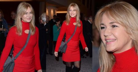 Grażyna Torbicka w golfie z dziurą