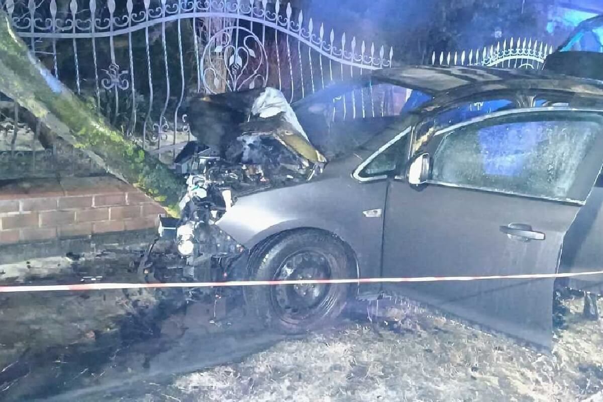 Uderzył samochodem w drzewo. Miał 2 promile