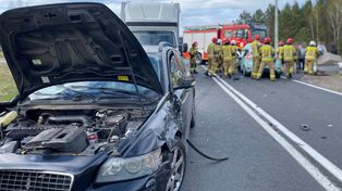 Piła: Kolizja trzech aut na DK11