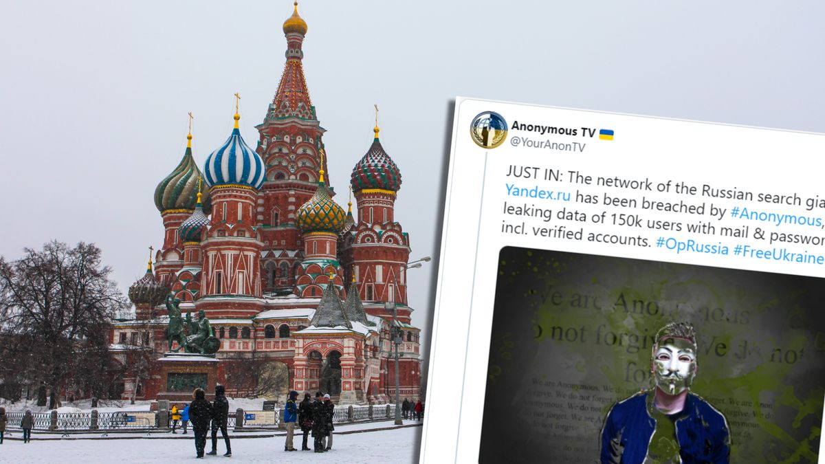 Grupa Anonymous nie zatrzymuje się w hakowaniu rosyjskich stron internetowych 