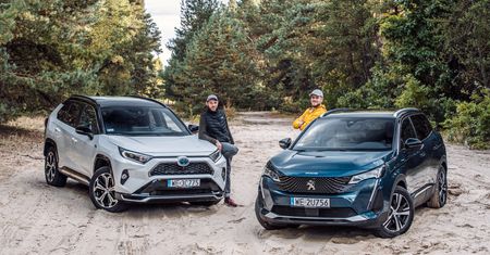 Test: Toyota RAV4 PHEV vs. Peugeot 3008 GT HYbrid4 - 300 KM w rodzinnym SUV-ie dzięki wtyczce