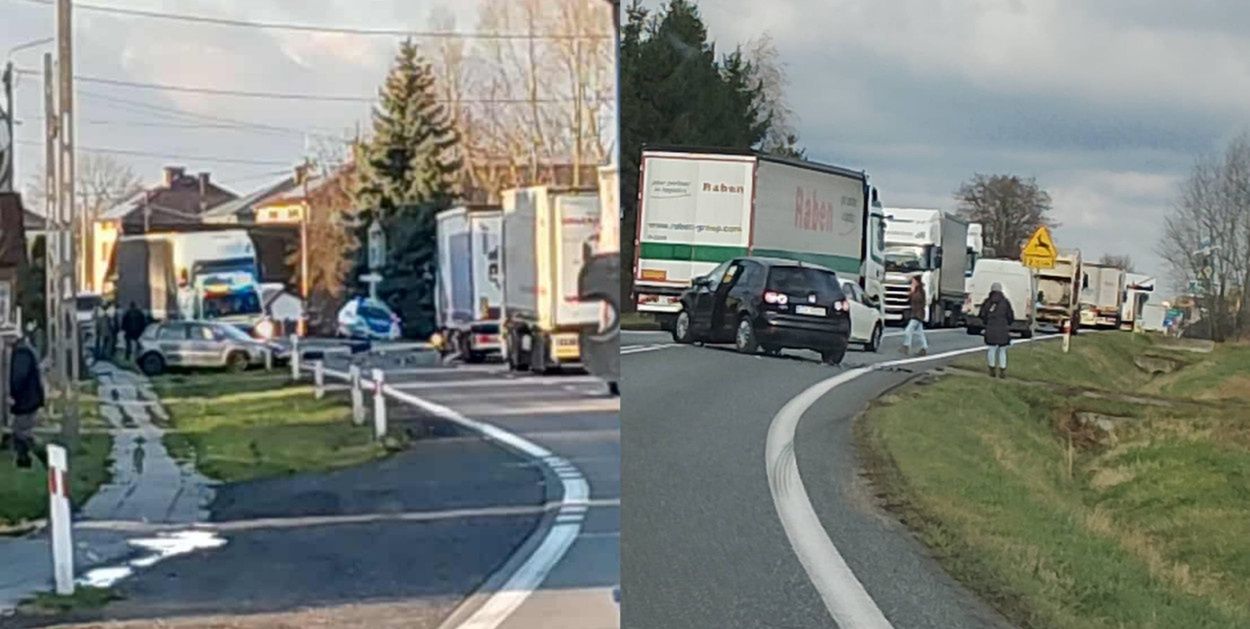 Mielec: Dwa wypadki pod miastem. Utworzyły się spore korki