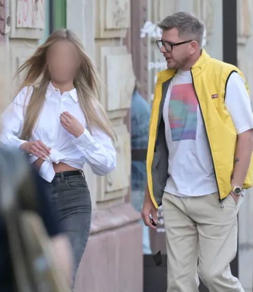 Filip Chajzer ze swoją przyszłą żoną