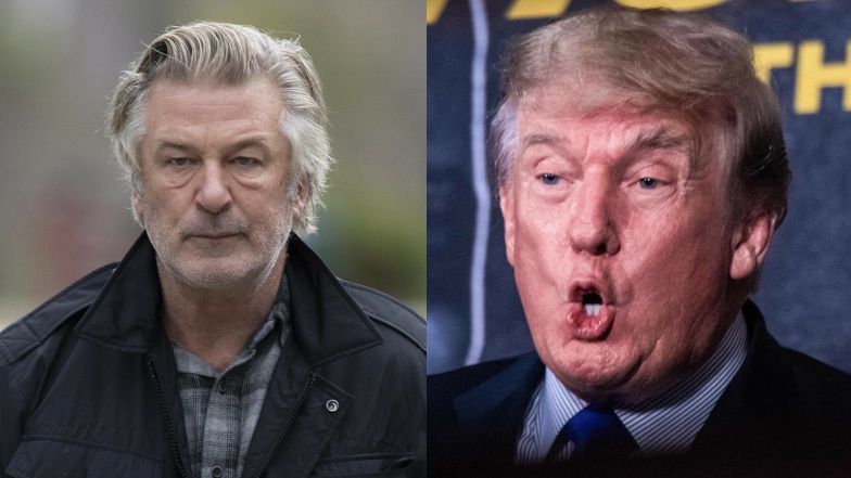 Donald Trump oskarża Aleka Baldwina o umyślne zabicie Halyny Hutchins