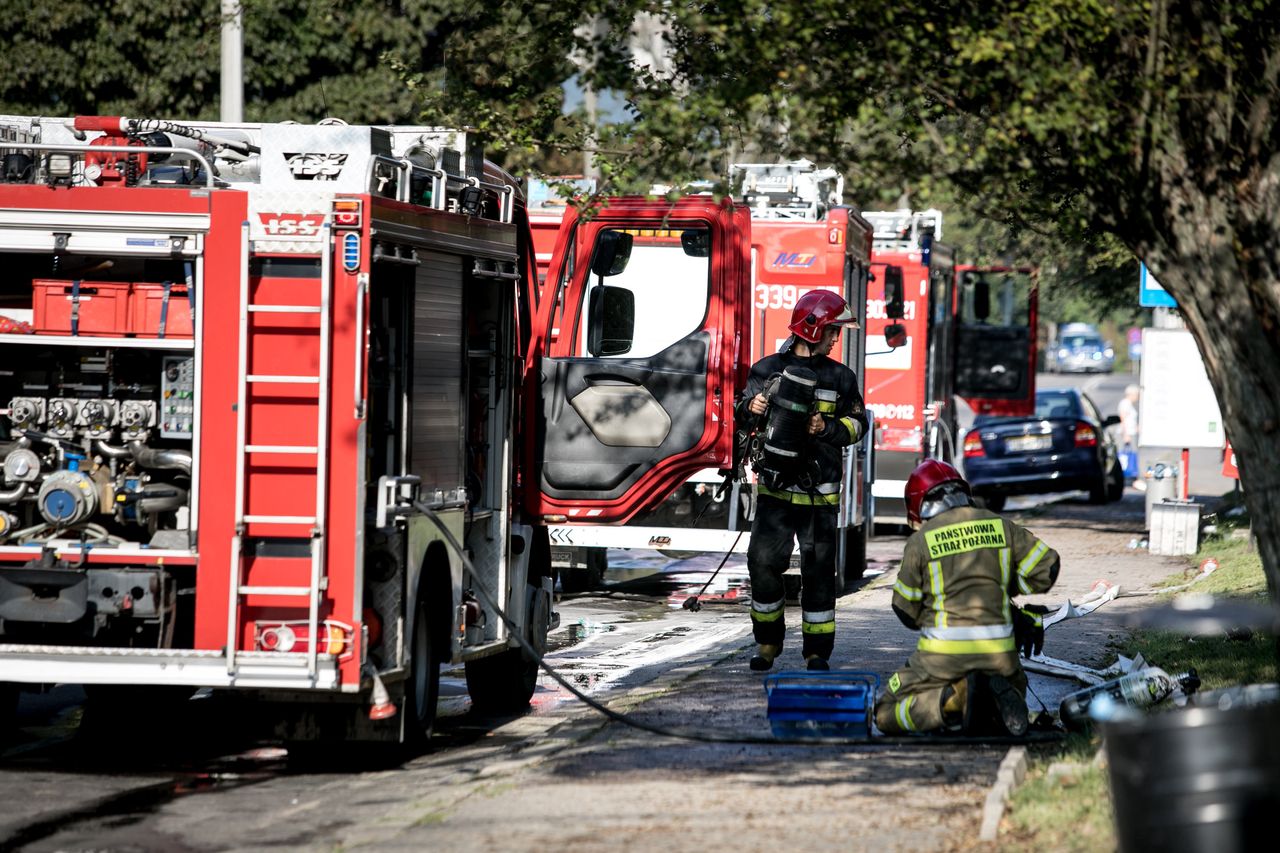 Lublin. Ponowny pożar w tym samym miejscu (zdjęcie ilustracyjne)