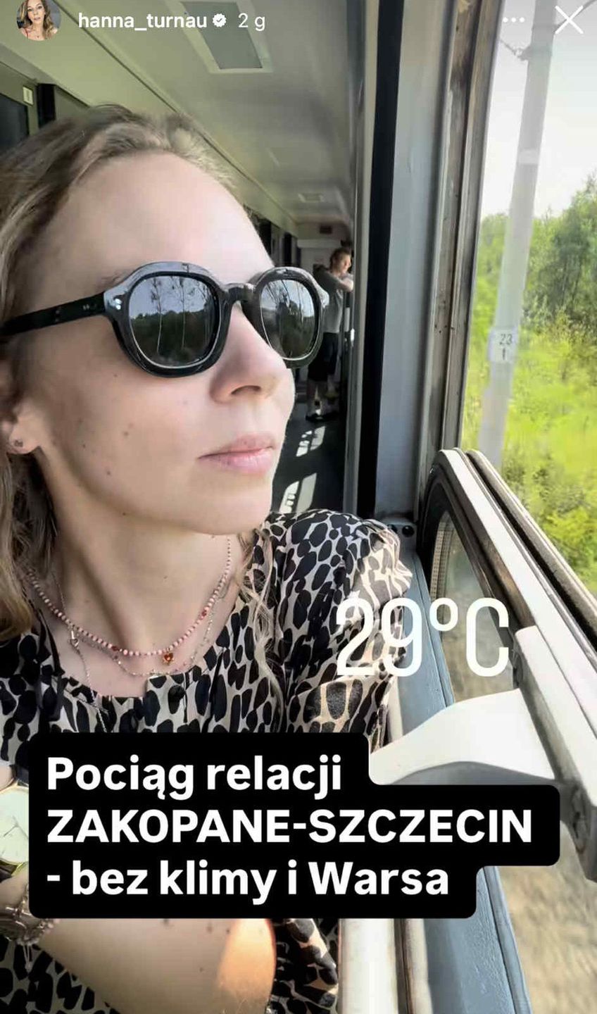 Hanna Turnau psioczy na polskie linie kolejowe
