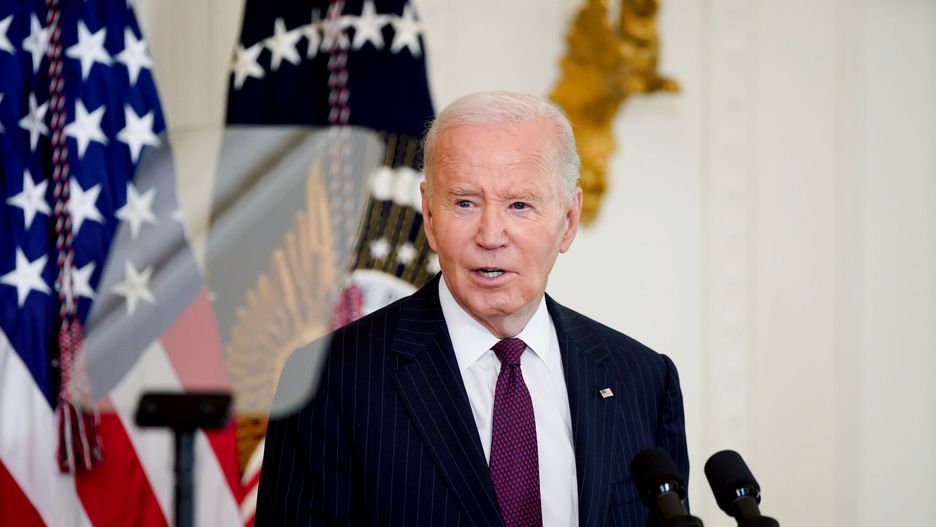 US President Joe Biden speaks during the Classroom to Career summit in the East Room of the White House in Washington, DC, US, on Wednesday, Nov. 13, 2024. The summit is meant to highlight progress in expanding career pathways to good-paying jobs in infrastructure, clean energy, and advanced manufacturing. Photographer: Al Drago/Bloomberg via Getty Images