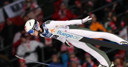 Co za "pocisk". Skoczek został zawstydzony