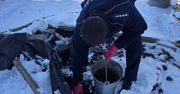 Trawniki: Silne mrozy w regionie. Policjanci pomogli samotnej seniorce przetrwać najzimniejsze noce