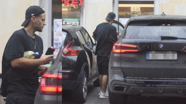 Sebastian Fabijański podziwia nową fryzurę i dyskutuje z matką