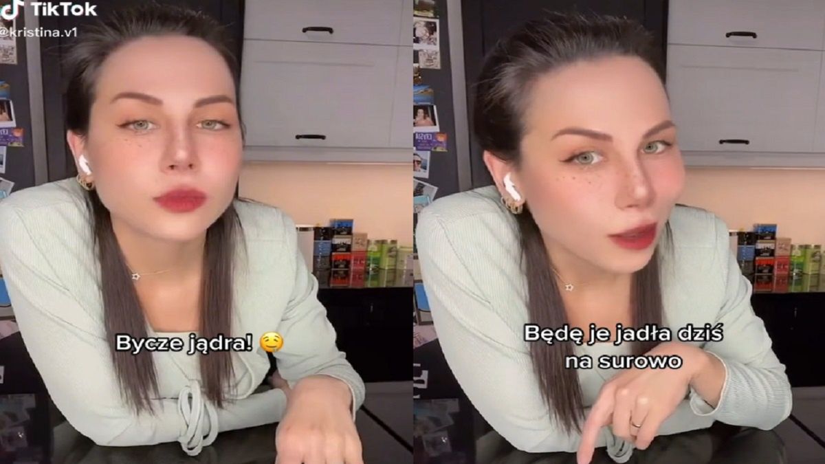 Zjadła bycze jądra na surowo