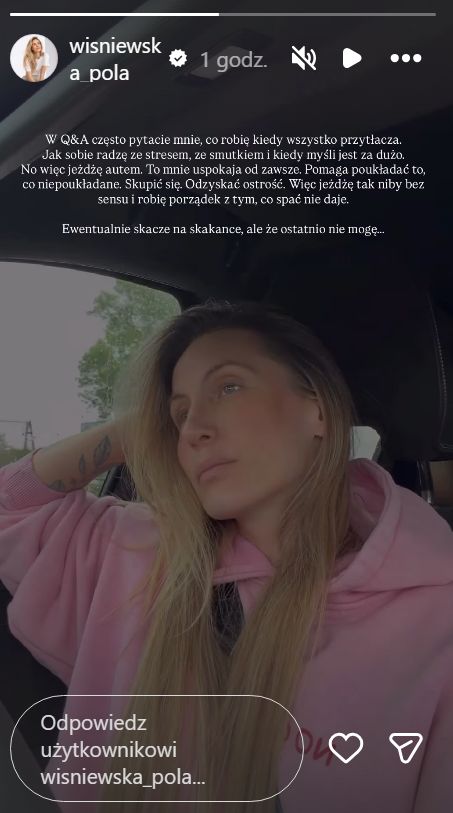 Pola Wiśniewska. Jak radzi sobie ze stresem?