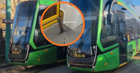 Torowisko przebiło tramwaj. Groźny incydent w Poznaniu