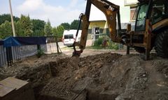 Makabryczne odkrycie w Kraśniku. Kości na placu budowy