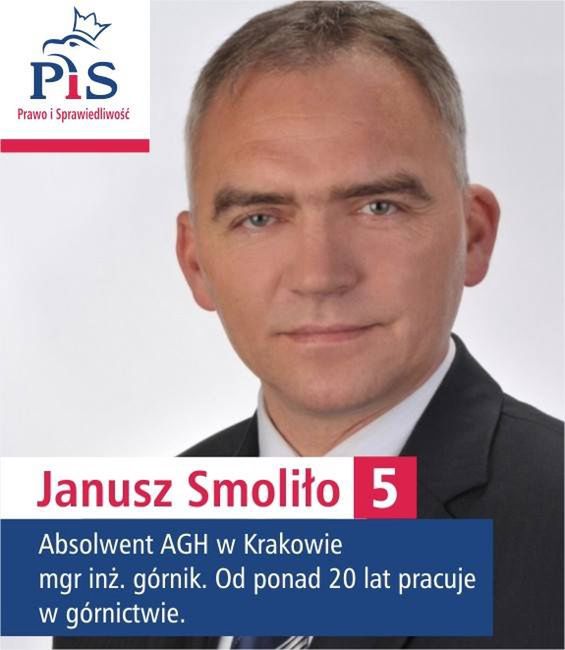 Prawo i Sprawiedliwość Jaworzno. Plakat z 2014 r.