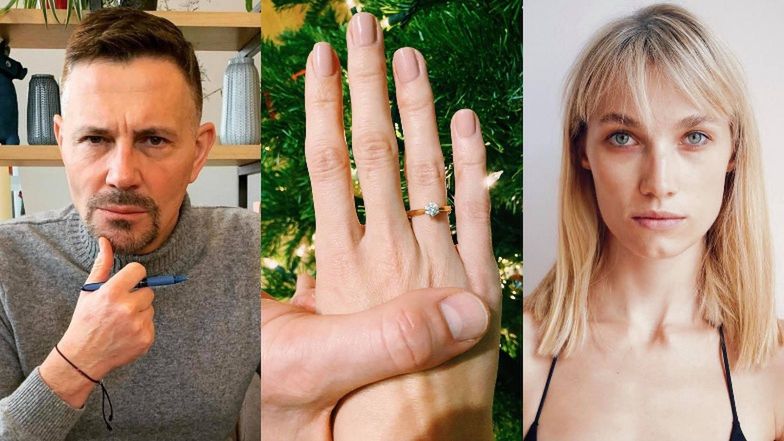 Krzysztof Ibisz kupił o połowę młodszej narzeczonej ZA DUŻY pierścionek: "Lepiej kupić rozmiar większy niż myślimy"