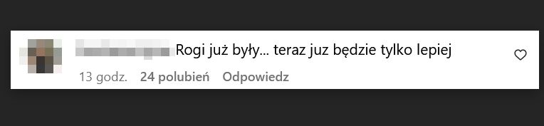 Internautka nawiązuje do komentarza partnerki Marcina Hakiela