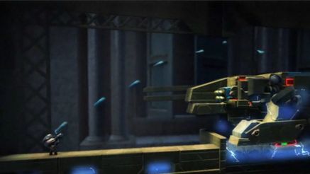 Walka z bossem w DLC z LittleBigPlanet 1