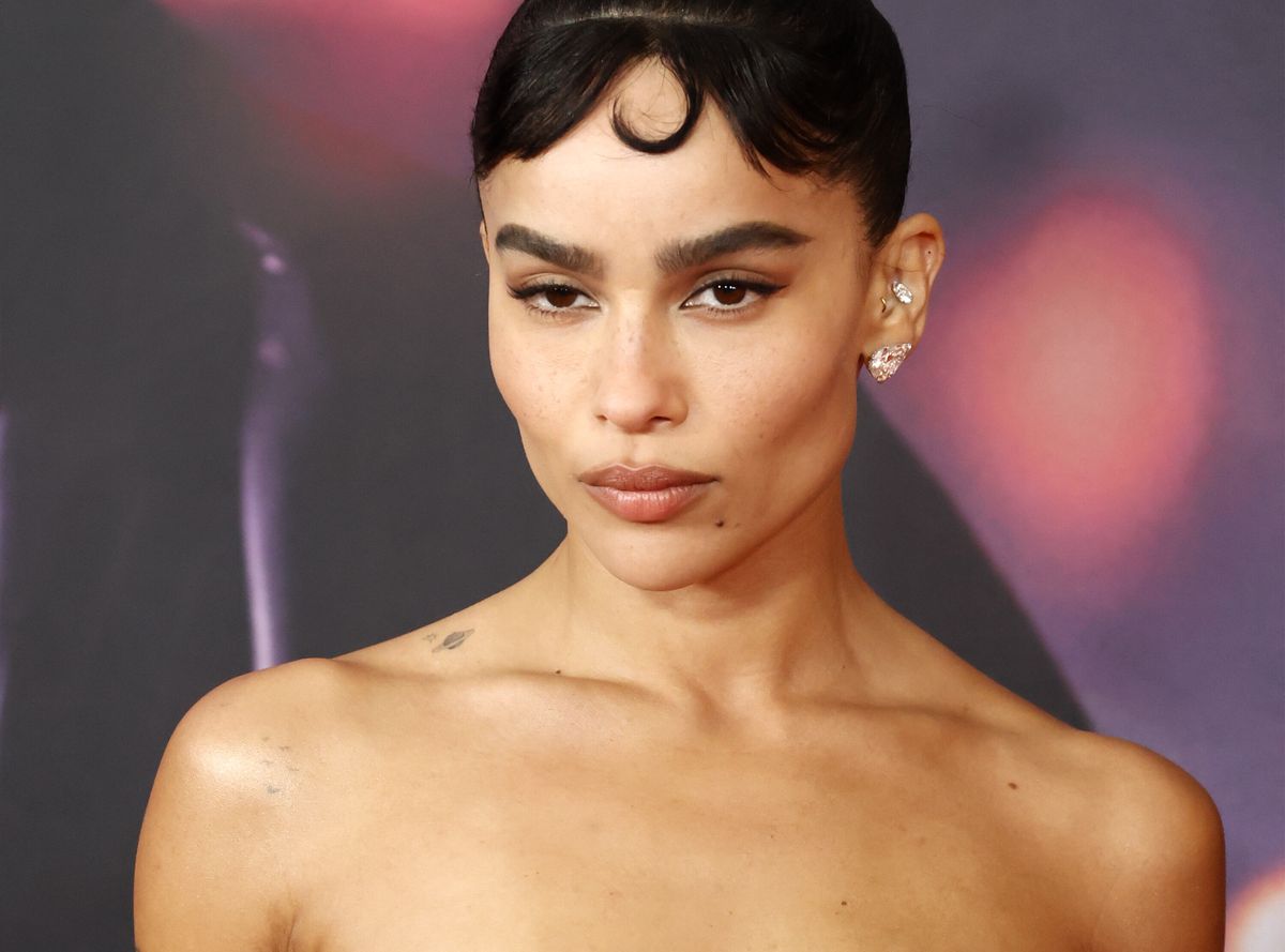 Na nowojorskiej premierze "Batmana" Zoe Kravitz miała kreację od Oscara de la Renty 