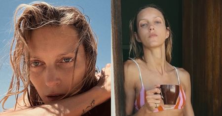 Anja Rubik powitała nowy rok, leżąc NAGO na plaży (FOTO)